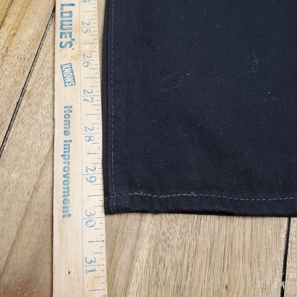 New Levi's 501 Button Fly Jeans Original Fit Men's Black Size 38 x 30  Western - Picture 6 of 9